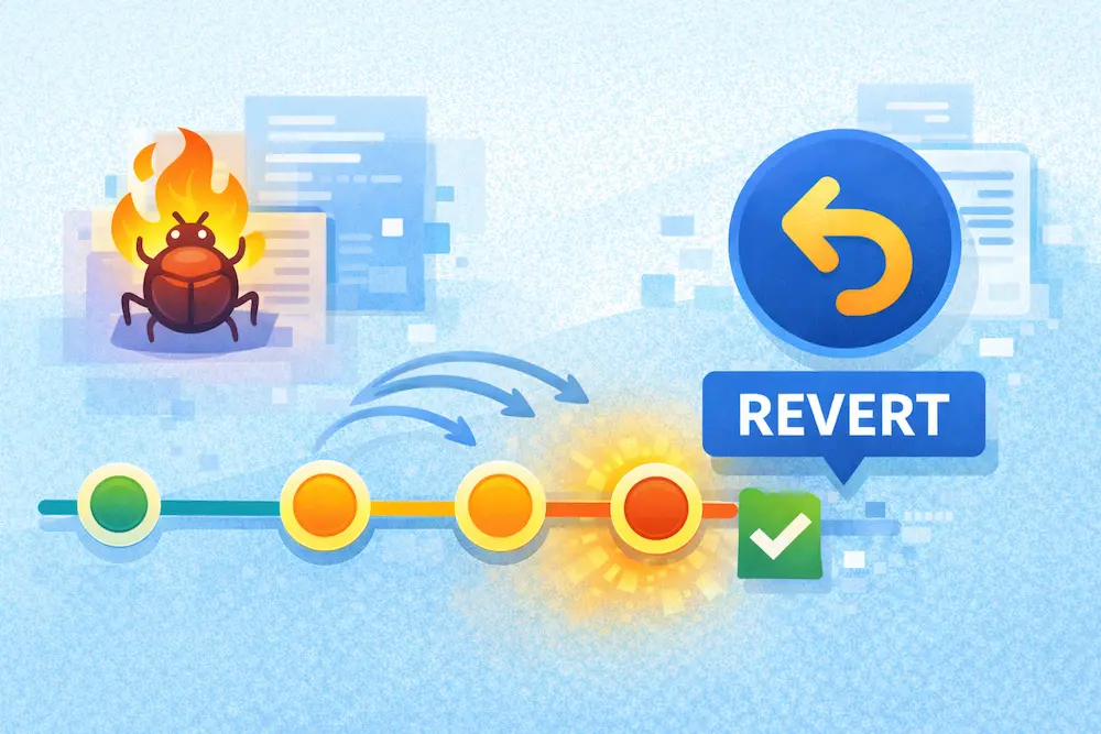 Git revert: qué es, cuándo usarlo y cómo deshacer cambios sin romper el historial